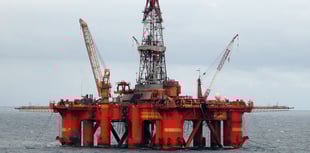 The irony of North Sea oil platforms powered by wind