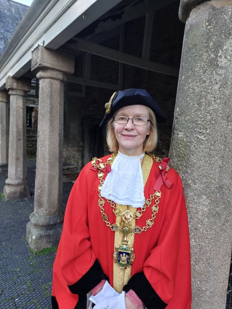 Mayor of Totnes Cllr Emily Price