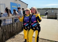 Mother and daughter take a leap for Pancreatic Cancer UK