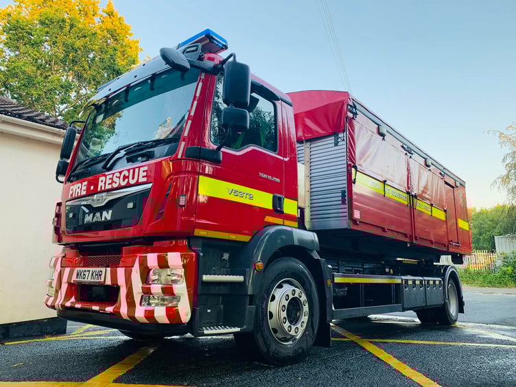 Fire crews from Ivybridge are attending the scene
