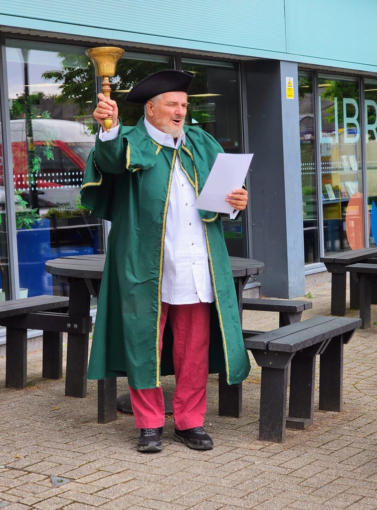 New Ivybridge town crier Martin Stear