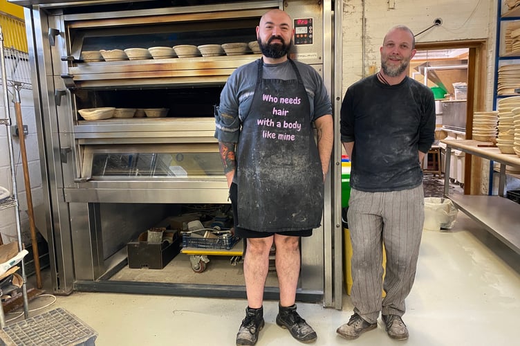 Owner Zhivomir Vangelov and  baker Daniel Schemmer