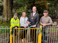 Ivybridge Mayor opens Victoria Park Play Area