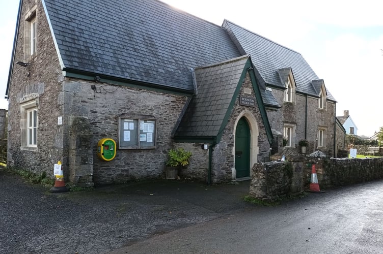 Bickington Village Hall.
