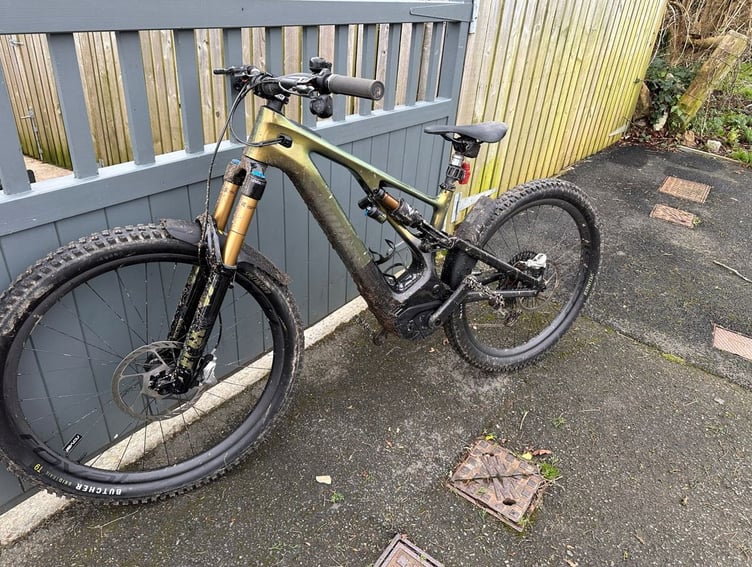 One of the electric bikes stolen by thieves