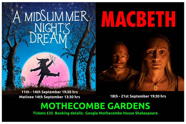 Two Shakespeare plays to be performed at Mothecombe