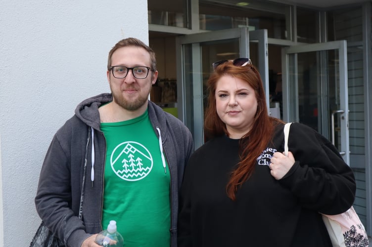 Simon Williams and Holly Berrigan