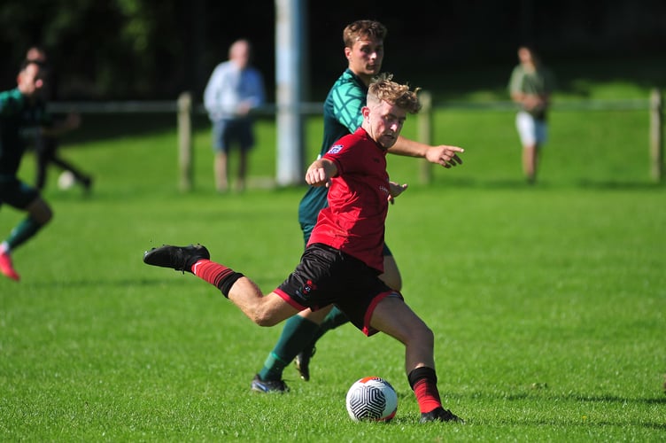 South Devon Football League Premier Division. Buckfastleigh Rangers versus East Allington United. Not a good day at the Duckspond for the home side who went down three goals to bil to the visitors from the South Hams