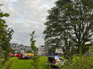 Casualty rescued in multi-agency operation