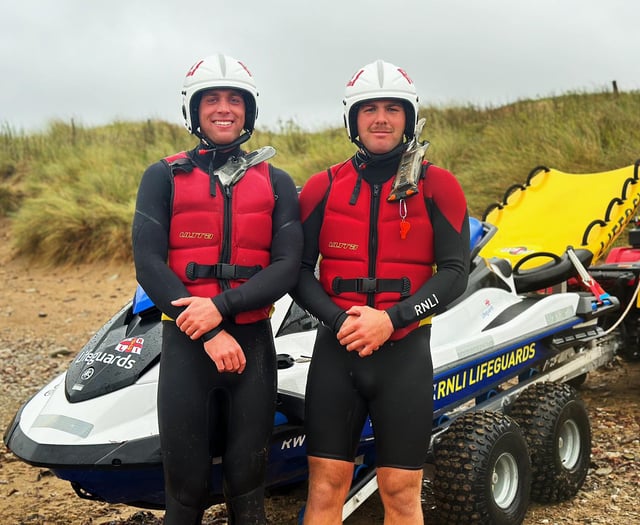 Lifeguards save casualty in dramatic Bigbury rescue