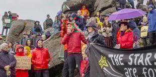Wild camping protest on tor ahead of court case