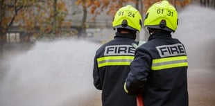 Car fire at Bickleigh