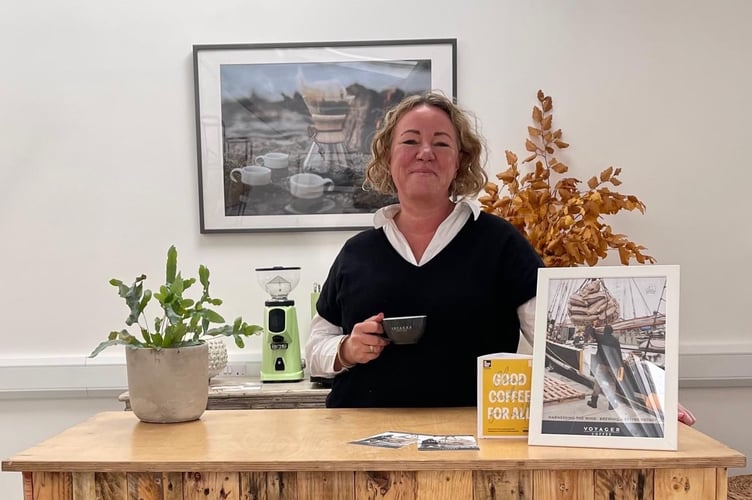 Emma Davis, Managing Director of Voyager Coffee 
