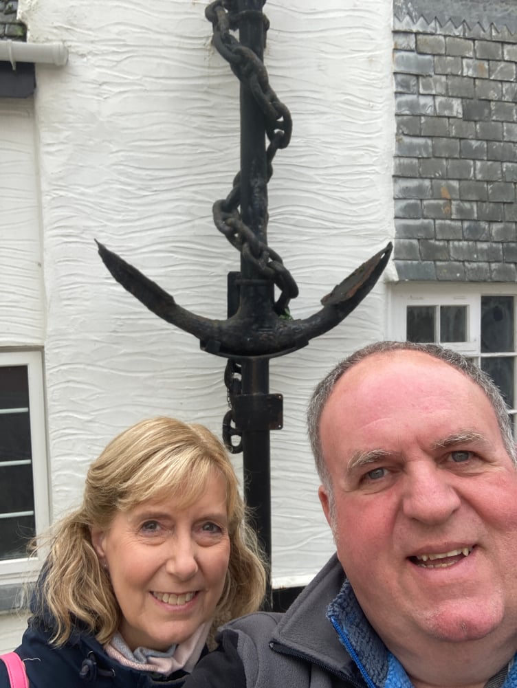 Bev and Richard in Padstow