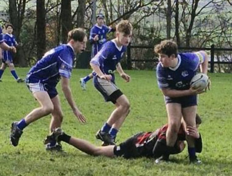 Kingsbridge U14 action vs Tavistock