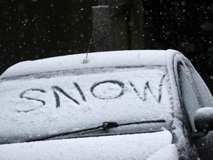 Snow brings disruption to Devon