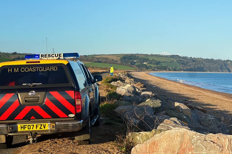 The beach was cordoned off as Royal Navy explosive experts assessed the best course of action