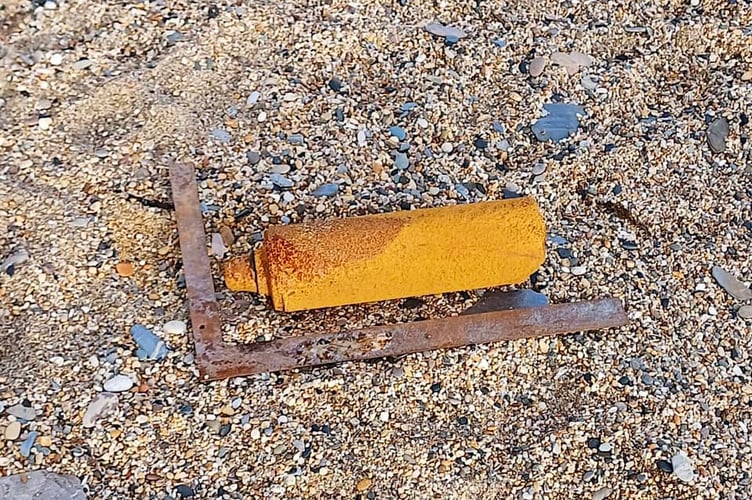 The Coastguard released a photo of the device on social media