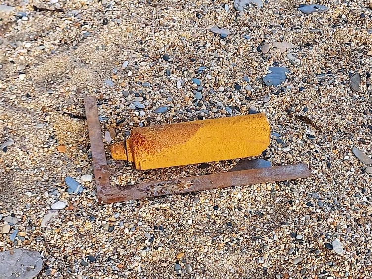 The Coastguard released a photo of the device on social media