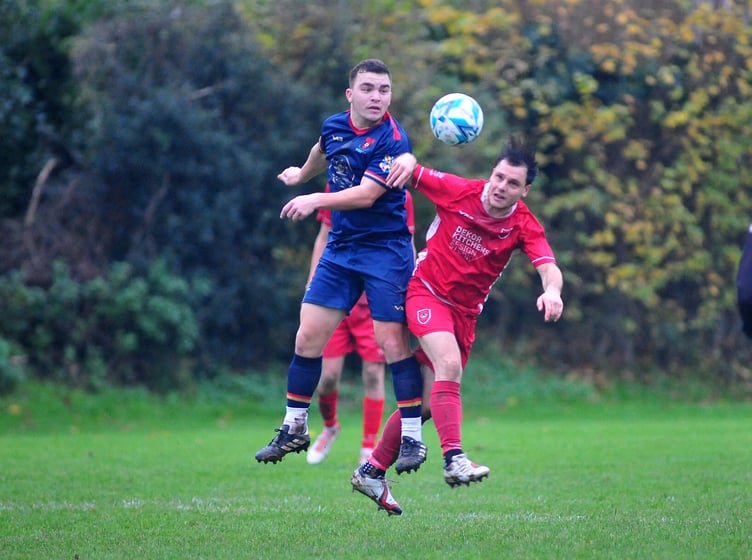South Devon Football League Premier Division. Kingsteignton Athletic versus East Allington  A 4-2 home win for The Rams