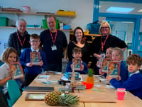 Salcombe children help create a new activity book 