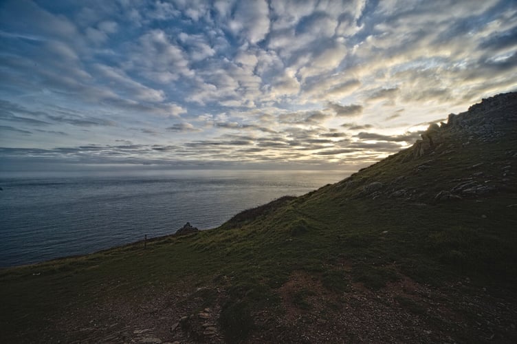 The View Of The Ocean On The Other Side Of Start Point Peter Smale