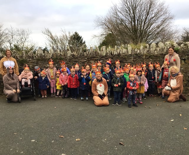 Reindeer run raises spirits and funds for Rowcroft Hospice