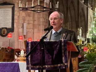 Ringers from across Devon attended carol service