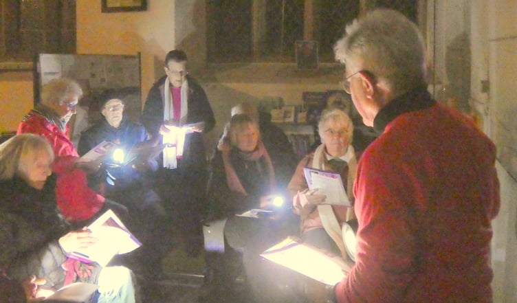 Carol singing at St Thomas in Dodbrooke