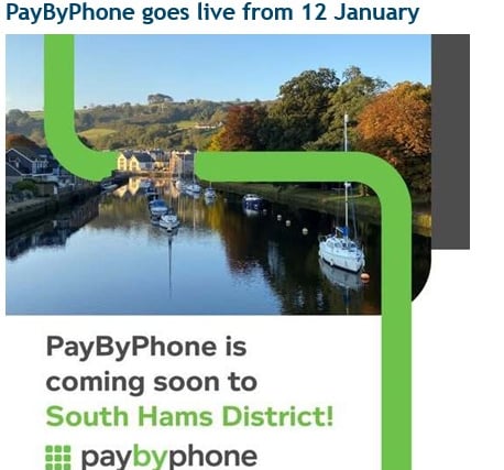 New parking app to be used in South Hams District Council car parks