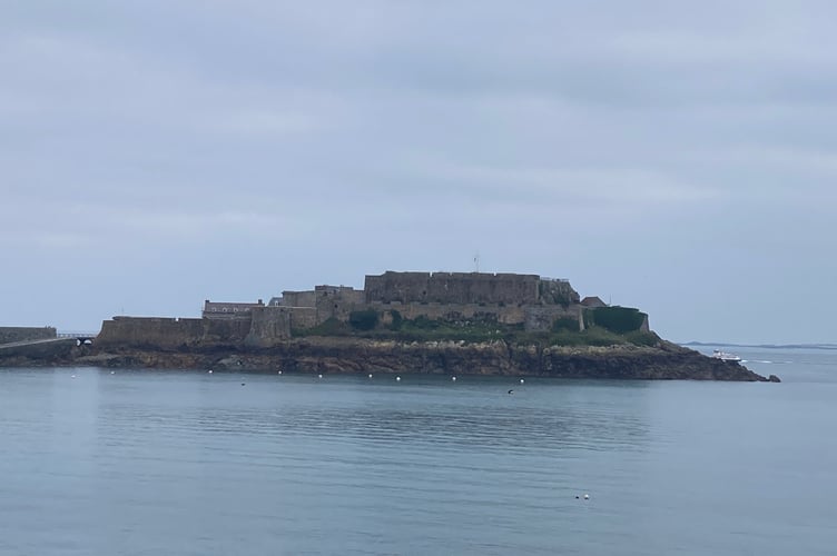 Castle Cornet- the oldest part of which dates from 1206
