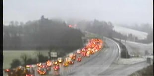 Snow closure for the A380 ahead of rush hour