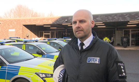 Chief Inspector Dean Drury of the Roads Policing Team.