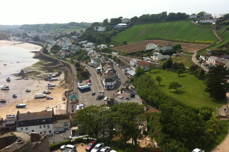 Jersey Royal New Potato fields in Gorey
