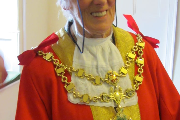 Former Mayor of Totnes Judy Westacott MBE, who tirelessly served the Totnes community.