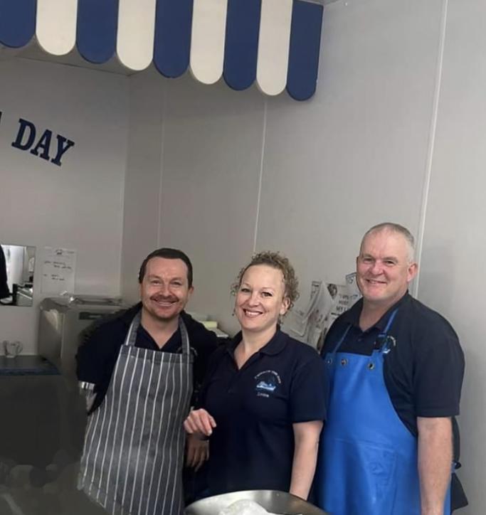 L to R: Andy Fituch, Emma Carter and Darren Carter