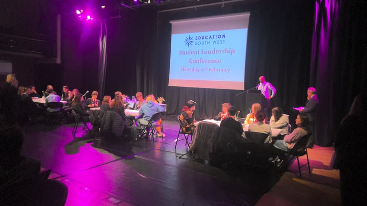 Nick Banwell addresses the audience