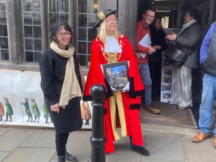 Totnes mayor seals 30-year time capsule