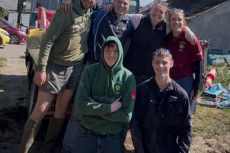 Ivybridge Young Farmers Club members