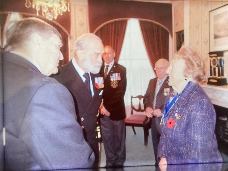 Kathleen meets Prince Michael of Kent