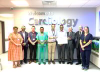 Devonshire Freemasons donate to Derriford cardiology research