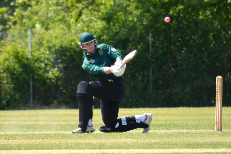 Cornwood CC 1st XI batsman Matt Butterworth in action
