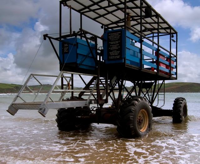 Burgh Island restores its iconic sea tractor 