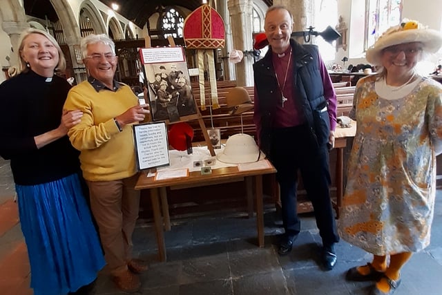 Hats exhibition raises over £700 for church's fight against dry rot