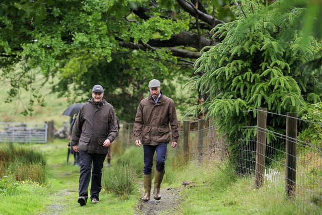 Prince William visits Princetown amid biblical rain