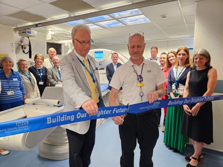 CT scanner ribbon cutting