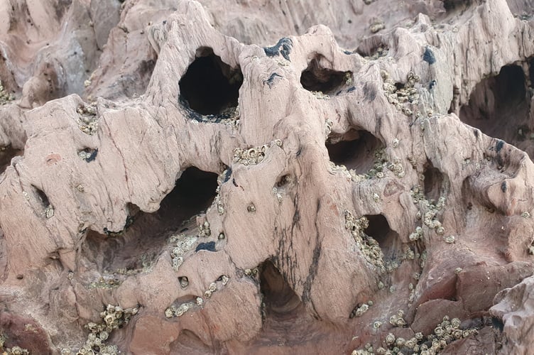 Weathered rocks by Alice Henderson