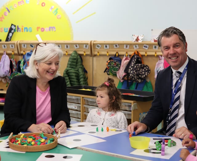 Caroline Voaden MP welcomes nursery expansion at Furzeham