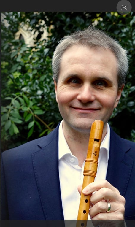 Recorders player James Risdon