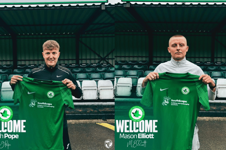 Josh Pope and Mason Elliott join Ivybridge Town